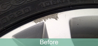 alloy wheel repair before