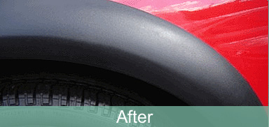 plastic wheel arch repair after